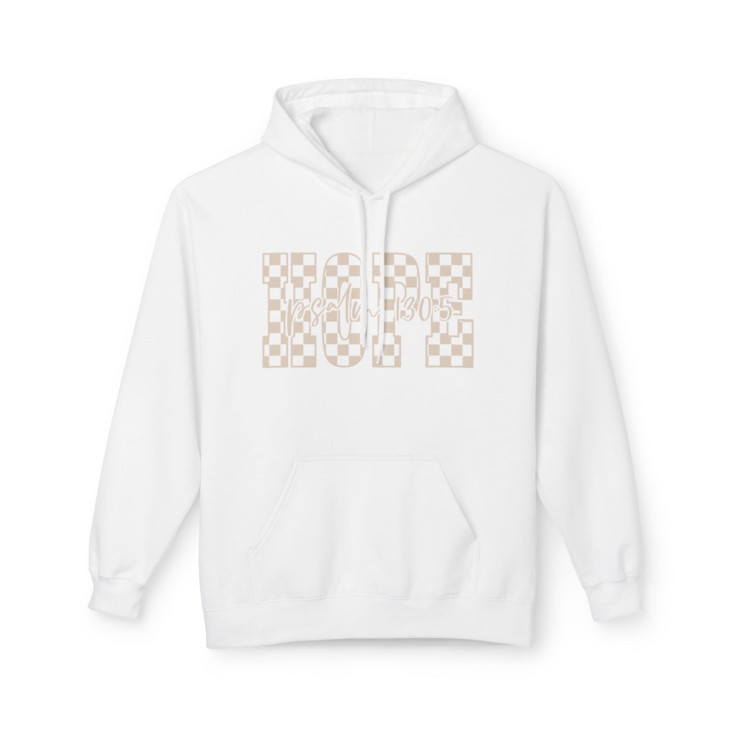 Hope Fleece Hoodie, Cozy Unisex Sweatshirt, Perfect Gift for Friends, Inspirational Apparel, Casual Wear, Self-Care Gift