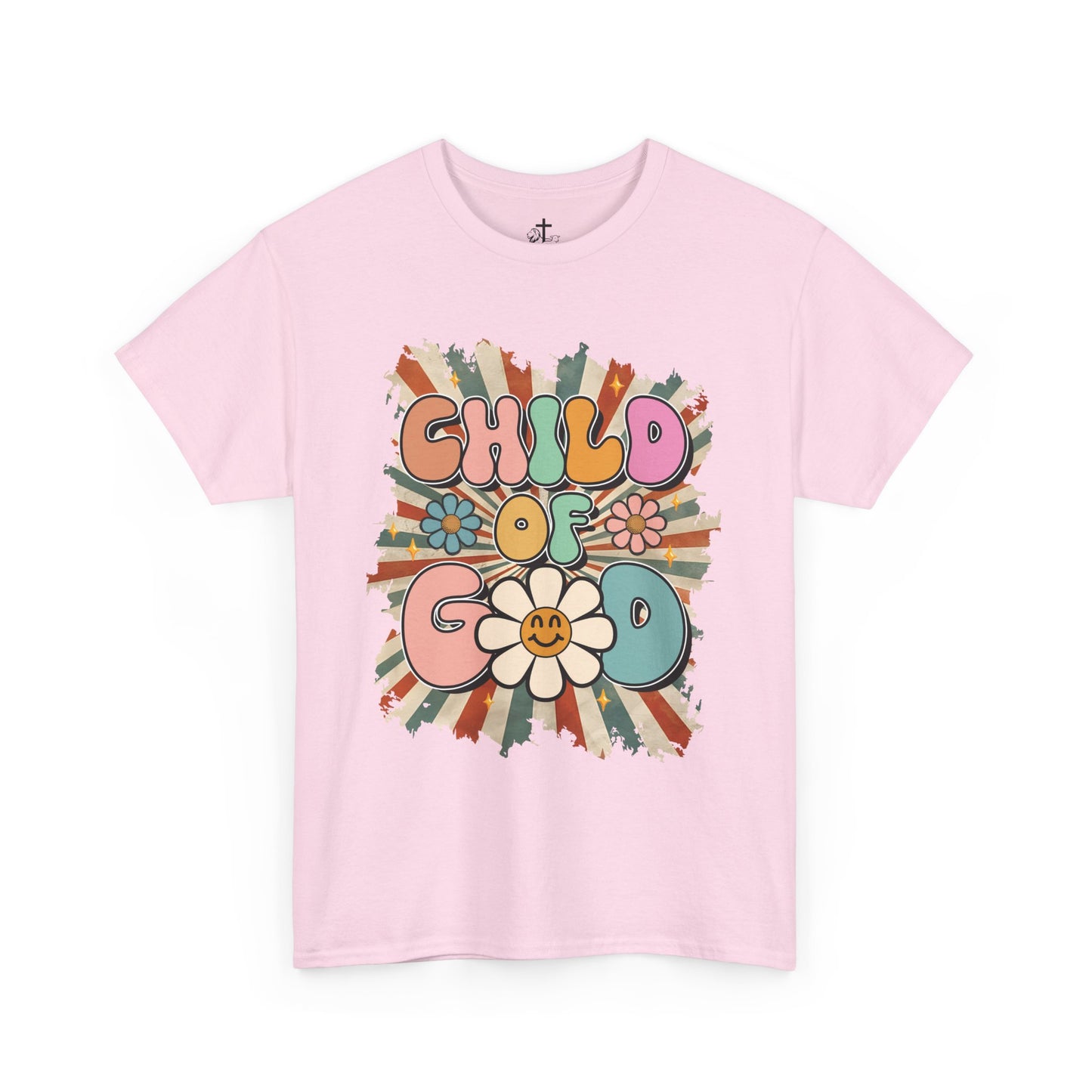 Child of God Unisex Heavy Cotton Tee - Vintage Vibe, Boho Fashion, Gift for Friends, Summer Style, Eco-Friendly T-Shirt