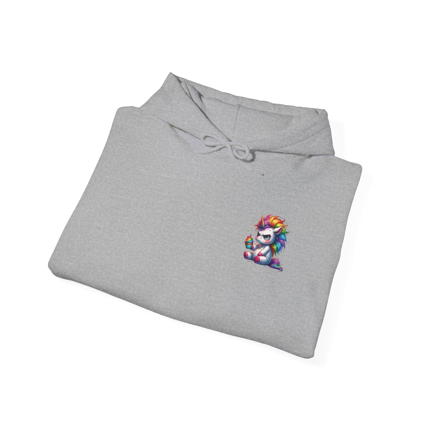 Rainbow Unicorn Hooded Sweatshirt, Cozy Sweatshirt, Funny Gift, Cute Hooded Top, Fun Unicorn Apparel, Winter Fashion, Trendy Streetwear