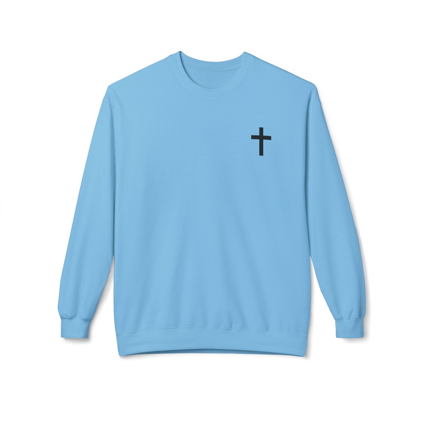 Faith-Inspired Prayer Warrior Sweatshirt, Unisex Crewneck, Cozy Fleece, Perfect for Church, Gift for Believers, Spiritual Fashion
