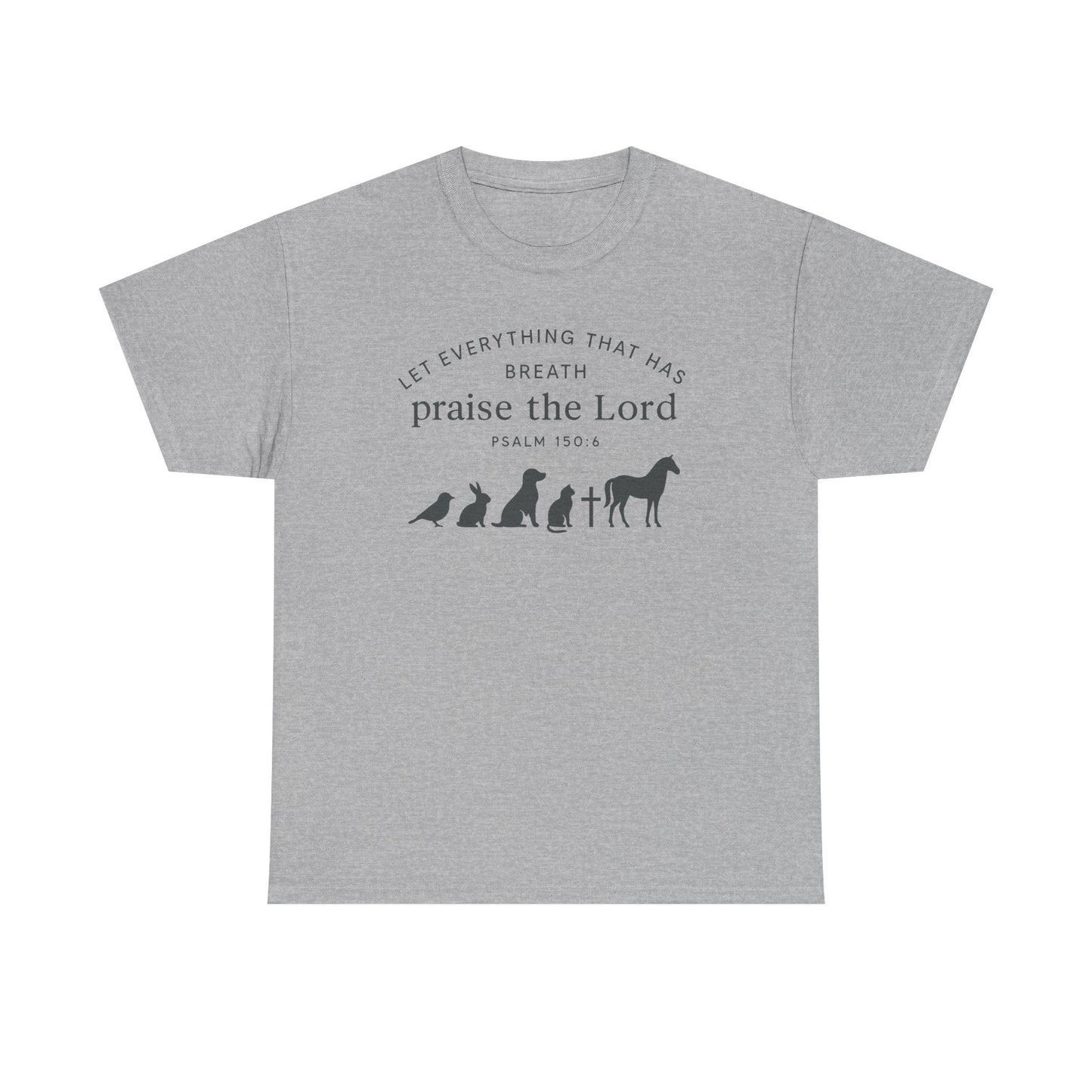 Inspirational Animal Praise Tee, Unisex Cotton T-Shirt, Christian Gifts, Nature Lover Apparel, Faith-Based Outfit
