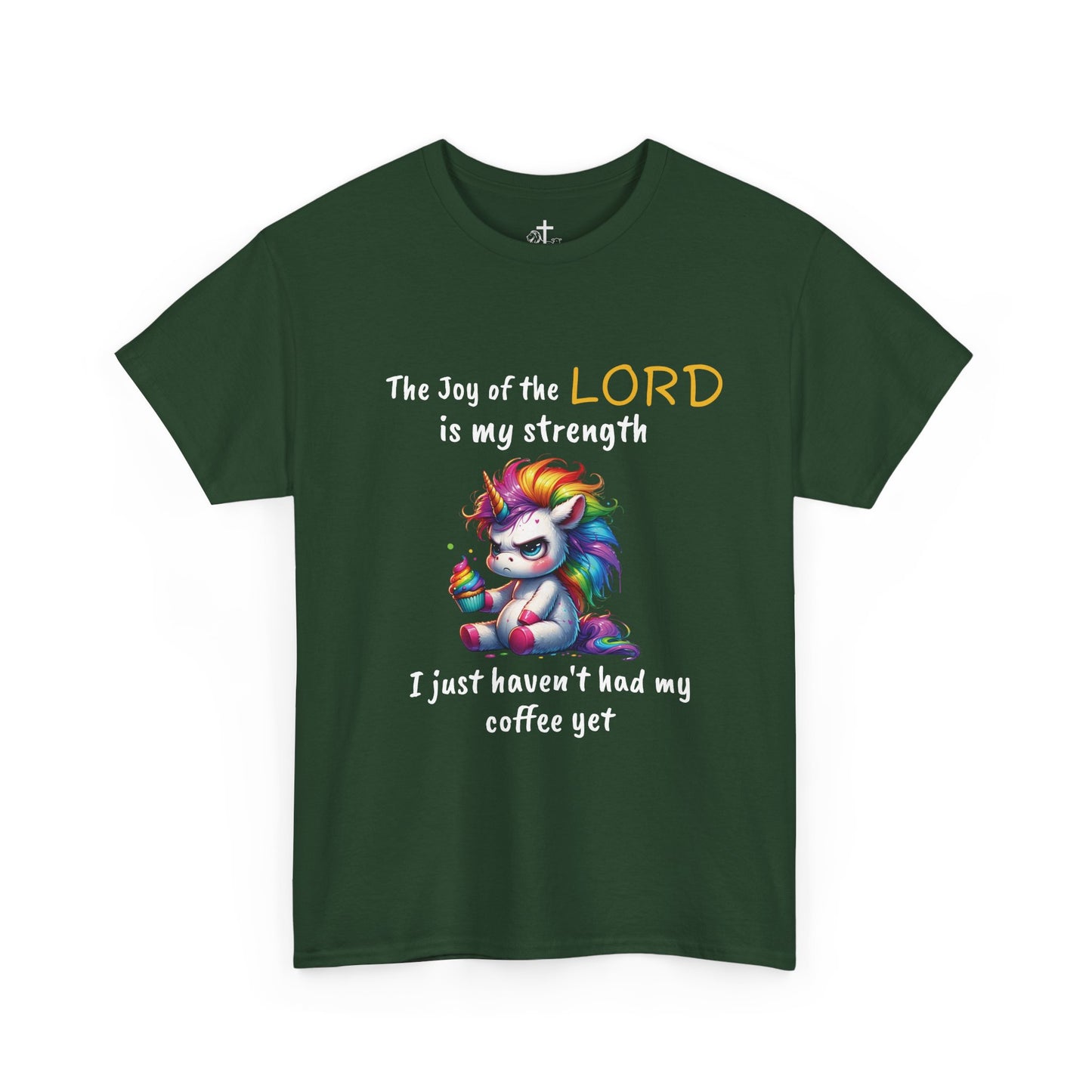Christian Unisex Tee - Colorful Strength Design, Inspirational Gift, Coffee Lovers T-Shirt, Faith-Based Apparel, Casual Wear, funny tee