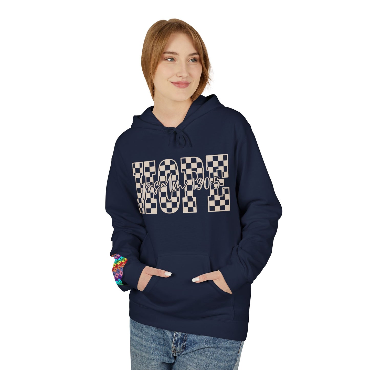 Hope Fleece Hoodie, Cozy Unisex Sweatshirt, Perfect Gift for Friends, Inspirational Apparel, Casual Wear, Self-Care Gift