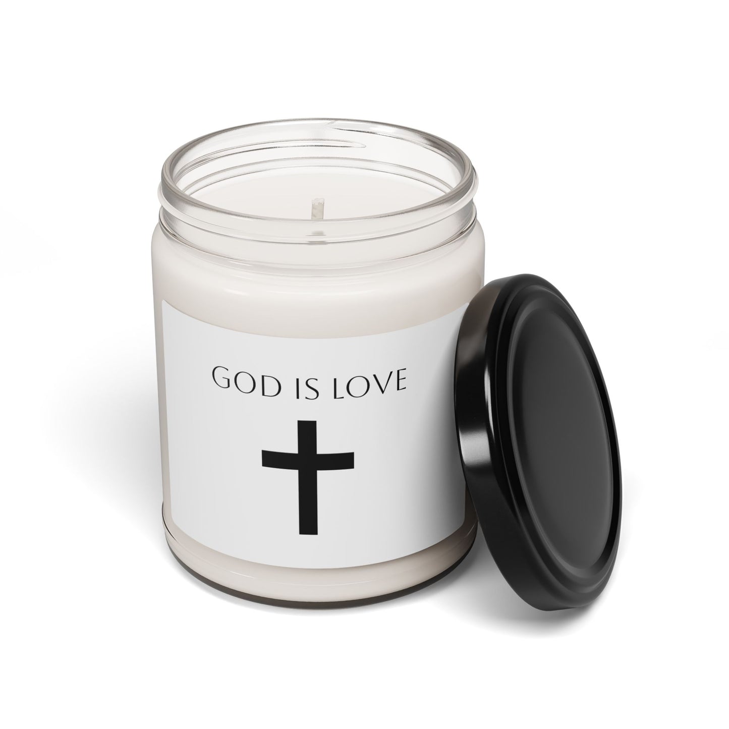 God is Love Scented Soy Candle, Spiritual Gift, Home Fragrance, Christian Décor, Relaxation Candle, Faith-Based Candle
