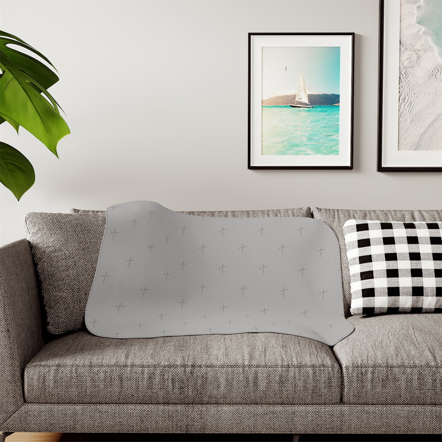 Cozy Sherpa Blanket | Soft Two-Tone Throw for Comfort, Perfect as a Gift or Home Decor, Ideal for Autumn, Winter, and Movie Nights