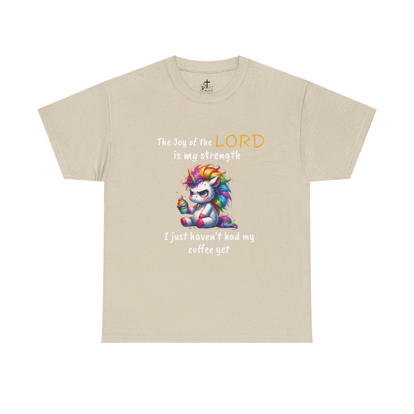 Christian Unisex Tee - Colorful Strength Design, Inspirational Gift, Coffee Lovers T-Shirt, Faith-Based Apparel, Casual Wear, funny tee